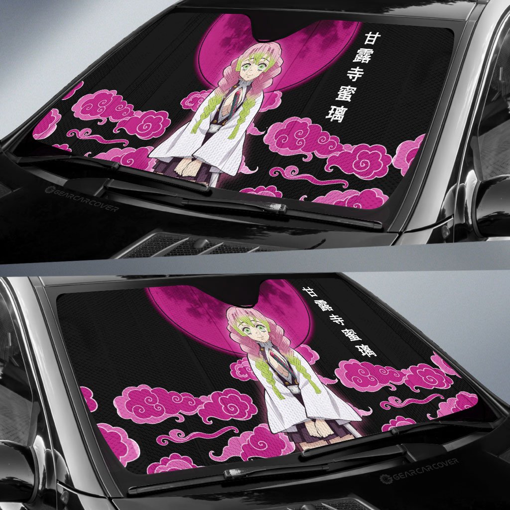 Mitsuri Kanroji Car Sunshade Custom Demon Slayer Anime Car Accessories - Gearcarcover - 2