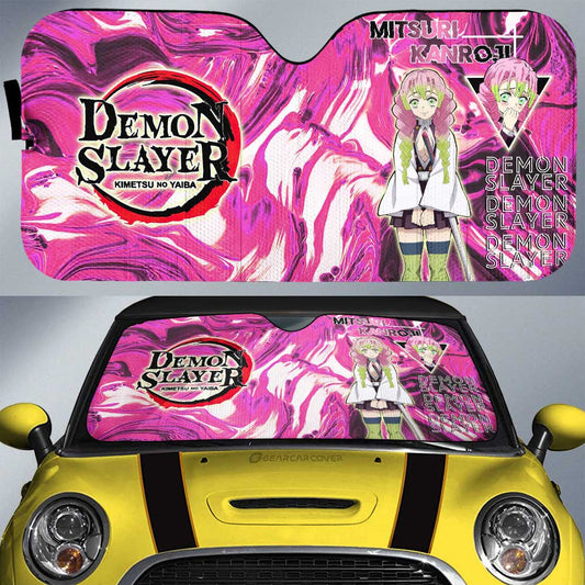 Mitsuri Kanroji Car Sunshade Custom Demon Slayer Anime Car Accessories - Gearcarcover - 1