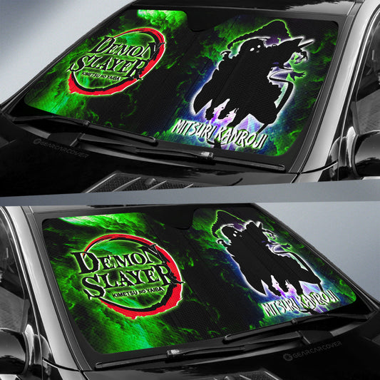 Mitsuri Kanroji Car Sunshade Custom Demon Slayer Anime - Gearcarcover - 2