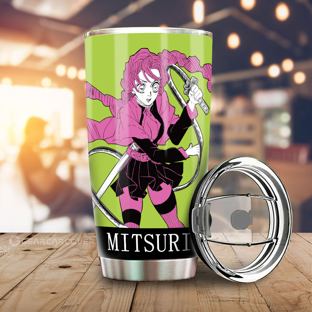 Mitsuri Kanroji Tumbler Cup Custom Demon Slayer Car Accessories Manga