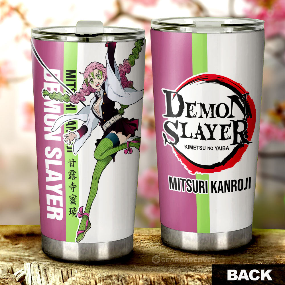 Mitsuri Kanroji Tumbler Cup Custom Demon Slayer - Gearcarcover - 3