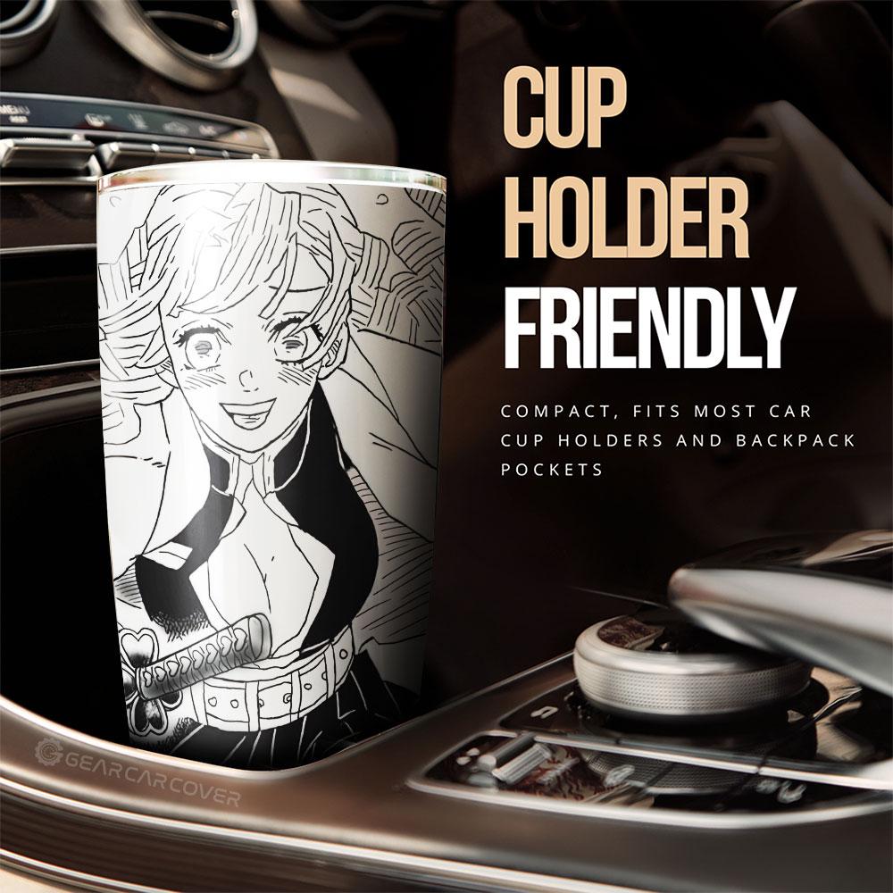 Mitsuri Kanroji Tumbler Cup Custom Kimetsu No Yaiba Manga Car Accessories - Gearcarcover - 2
