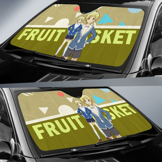 Momiji Sohma Car Sunshade Custom Fruit Basket Anime Car Accessories - Gearcarcover - 2