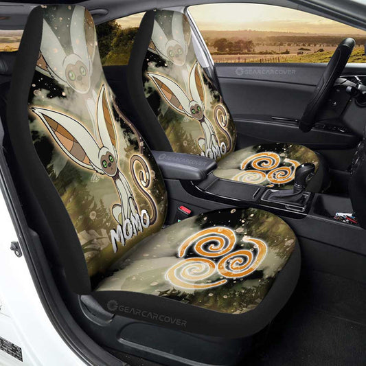 Momo Car Seat Covers Custom Avatar The Last Airbender Anime - Gearcarcover - 1