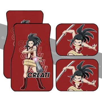 Momo Yaoyorozu Car Floor Mats Custom Anime My Hero Academia Car Accessories - Gearcarcover - 1