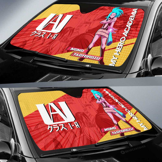 Momo Yaoyorozu Car Sunshade Custom My Hero Academia Car Interior Accessories - Gearcarcover - 2