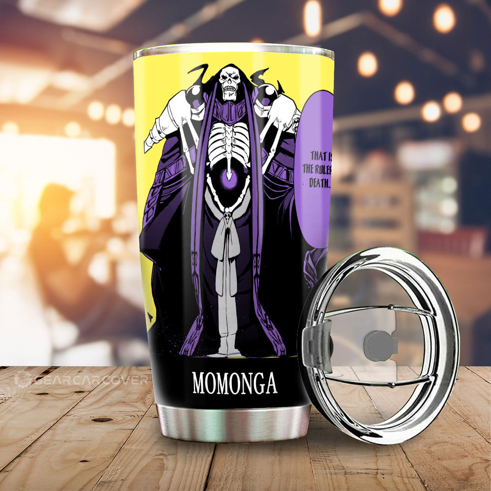 Momonga Tumbler Cup Custom Overlord Anime For Car - Gearcarcover - 2