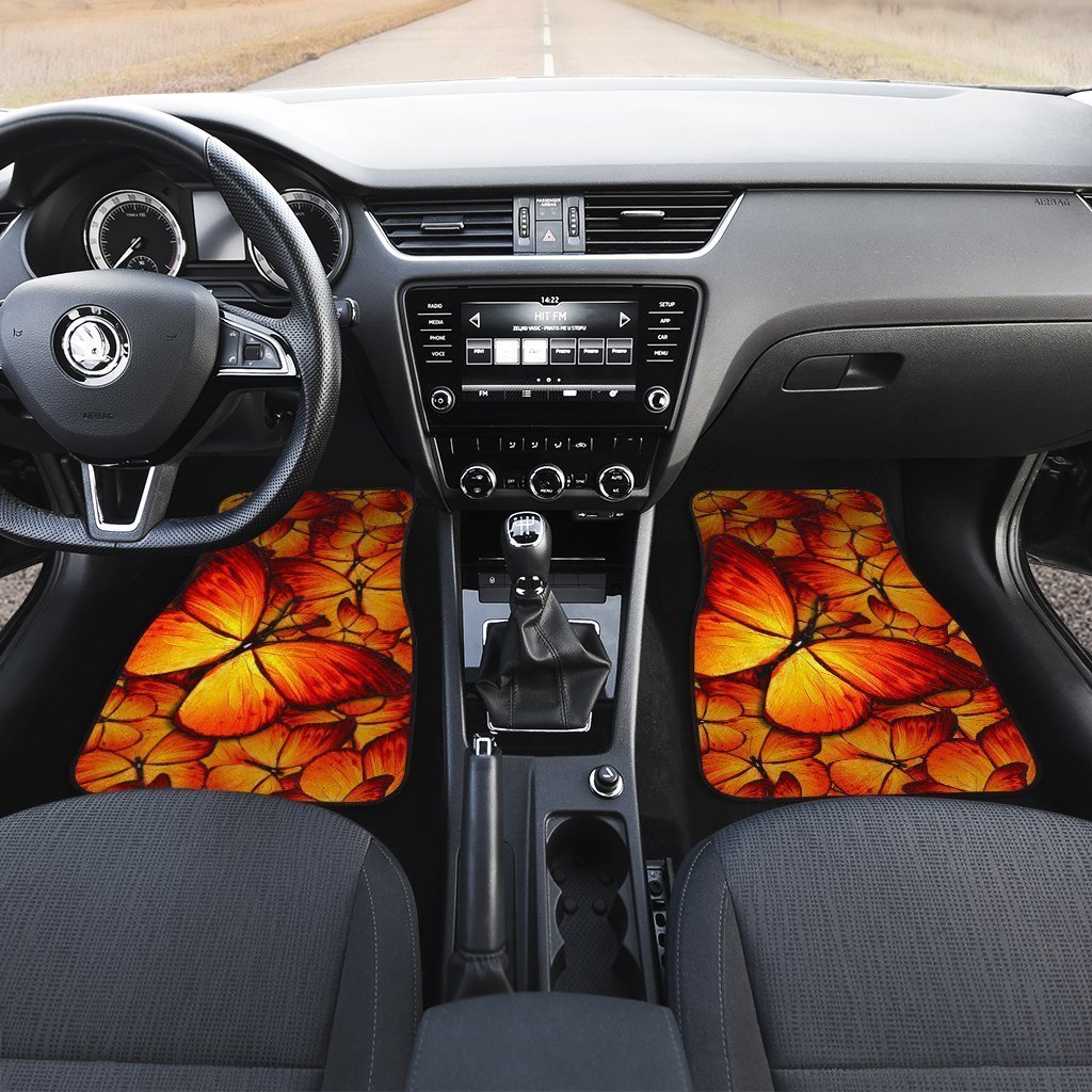 Monarch Butterfly Car Floor Mats Custom Cool Car Accessories - Gearcarcover - 3