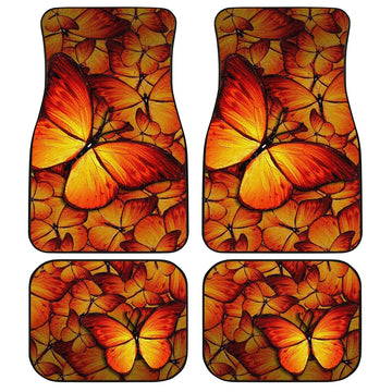 Monarch Butterfly Car Floor Mats Custom Cool Car Accessories - Gearcarcover - 1