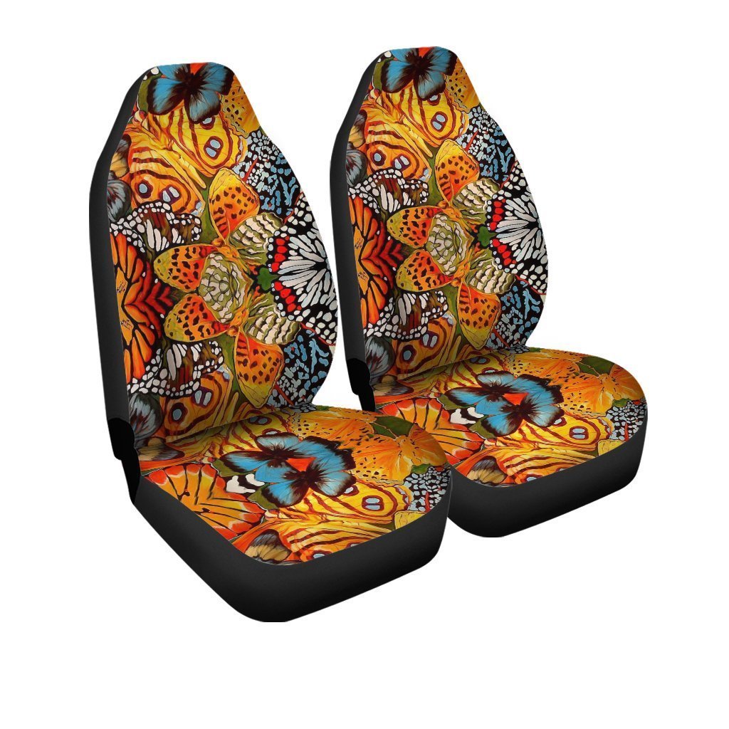 Monarch Butterfly Car Seat Covers Custom Butterfly Car Accessories - Gearcarcover - 3