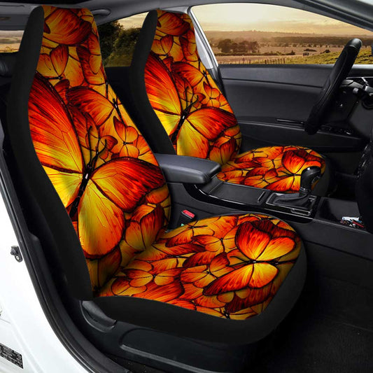 Monarch Butterfly Car Seat Covers Custom Car Accessories - Gearcarcover - 2