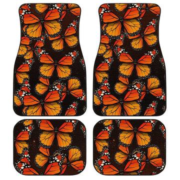 Monarch butterfly Car Floor Mats Custom Insect Car Accessories - Gearcarcover - 1