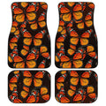Monarch butterfly Car Floor Mats Custom Insect Car Accessories - Gearcarcover - 1