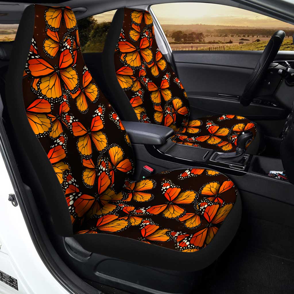 Monarch butterfly Car Seat Covers Custom Insect Car Accessories - Gearcarcover - 2