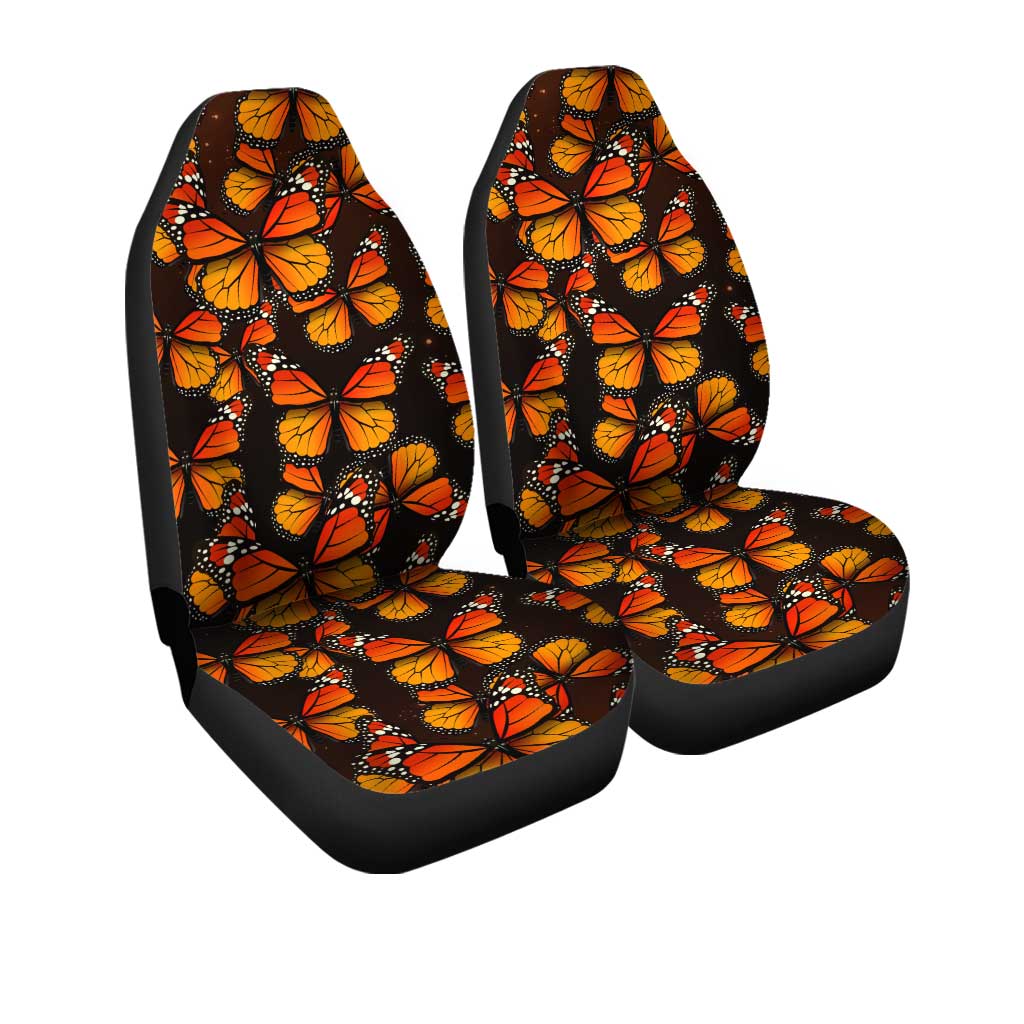 Monarch butterfly Car Seat Covers Custom Insect Car Accessories - Gearcarcover - 3