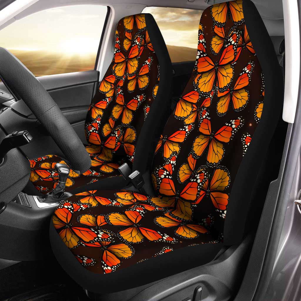 Monarch butterfly Car Seat Covers Custom Insect Car Accessories - Gearcarcover - 1