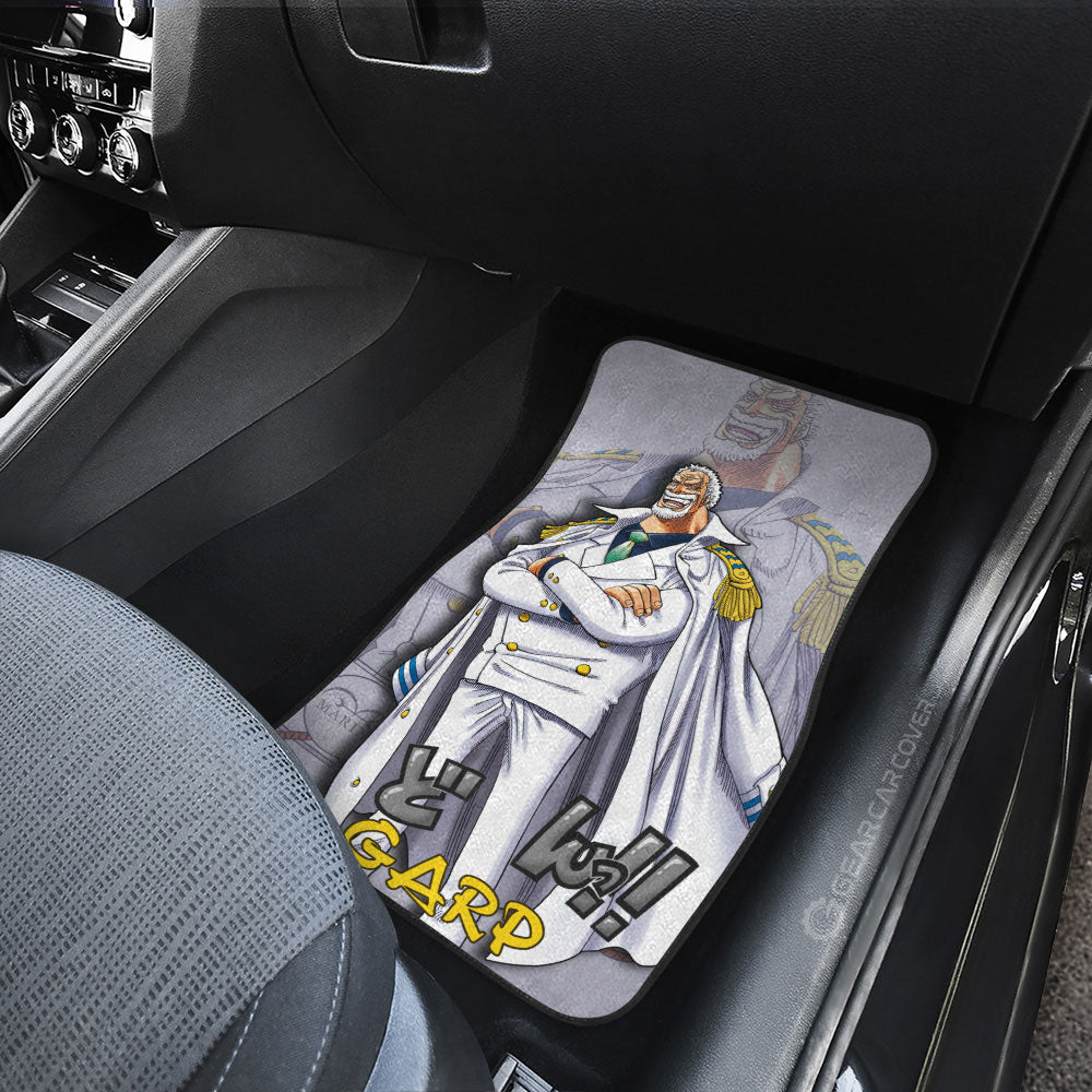 Monkey D Garp Car Floor Mats Custom One Piece Anime Car Accessories - Gearcarcover - 3