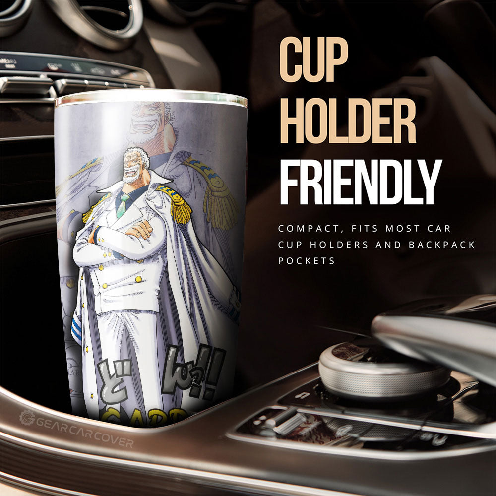 Monkey D Garp Tumbler Cup Custom One Piece Anime Car Accessories - Gearcarcover - 2