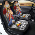 Monkey D Luffy Car Seat Covers Custom One Piece Anime Car Interior Accessories - Gearcarcover - 1