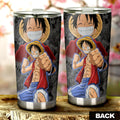 Monkey D Luffy Tumbler Cup Custom One Piece Anime Car Interior Accessories - Gearcarcover - 3