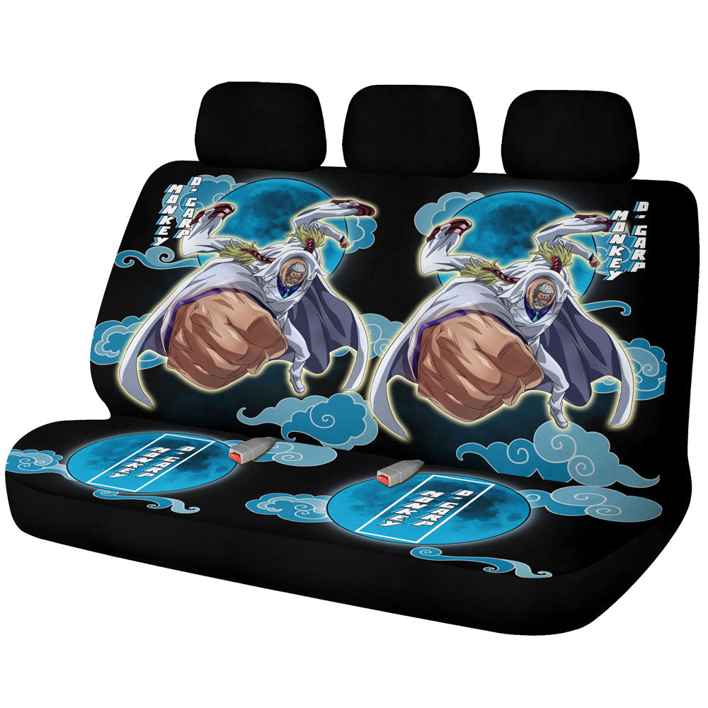 Monkey D. Garp Car Back Seat Covers Custom One Piece Anime Car Accessories - Gearcarcover - 1