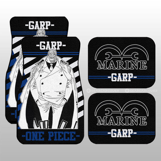Monkey D. Garp Car Floor Mats Custom One Piece Anime Car Accessories - Gearcarcover - 2