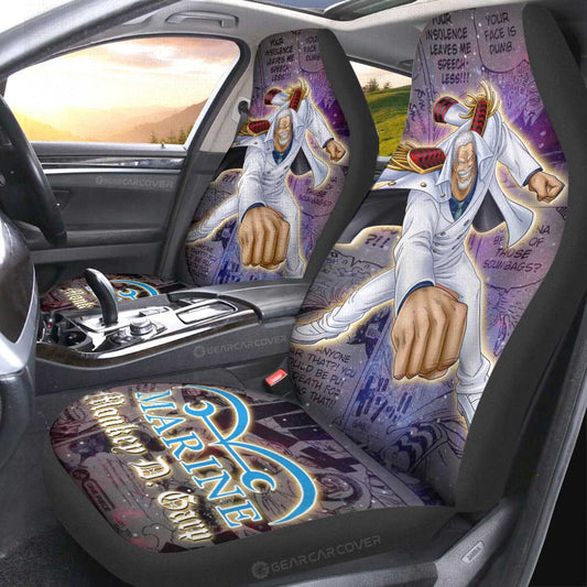 Monkey D. Garp Car Seat Covers Custom Galaxy Style One Piece Anime Car Accessories - Gearcarcover - 2