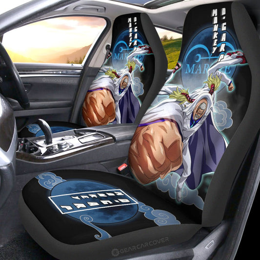 Monkey D. Garp Car Seat Covers Custom One Piece Anime Car Accessories For Anime Fans - Gearcarcover - 2