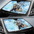 Monkey D. Garp Car Sunshade Custom One Piece Map Anime Car Accessories - Gearcarcover - 2