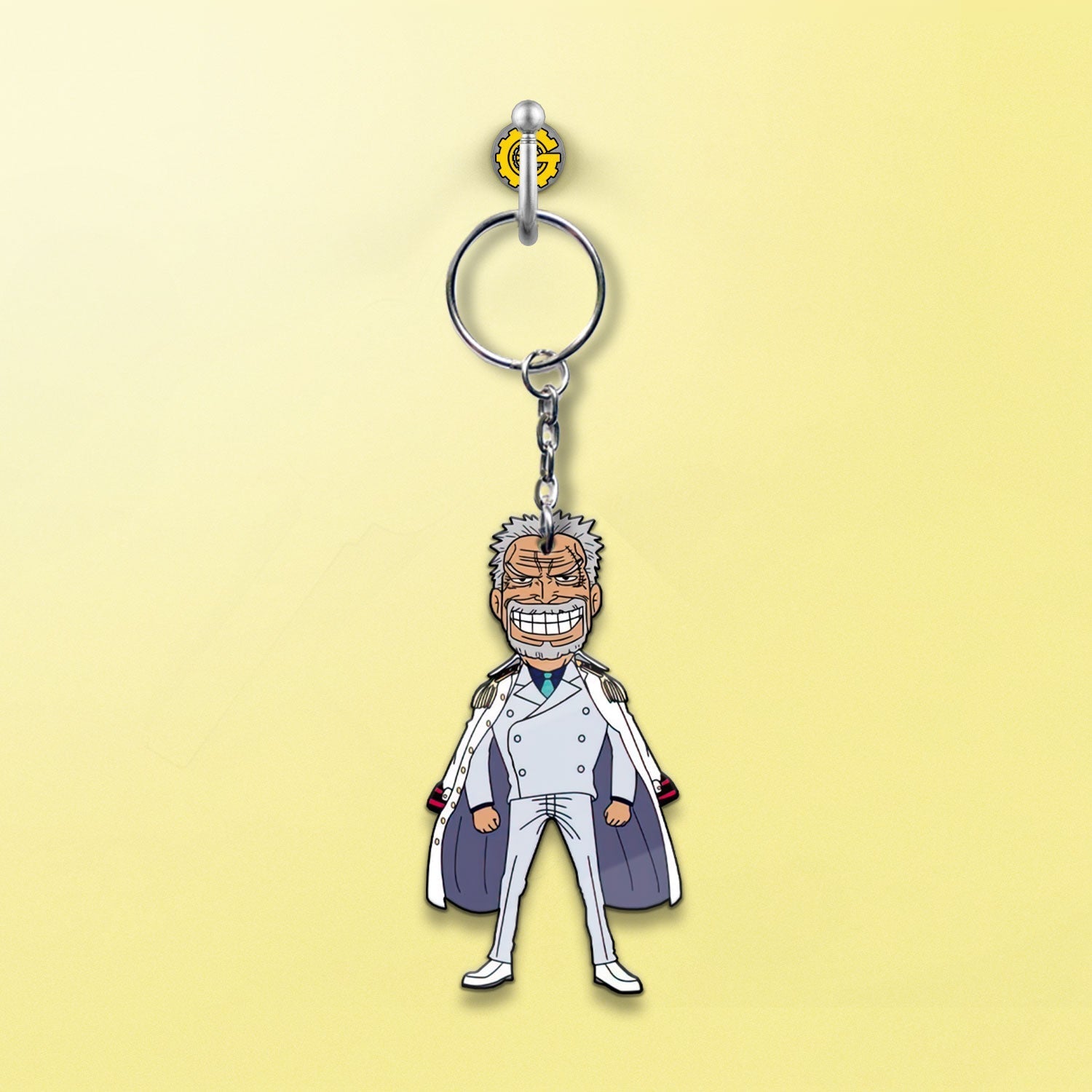 Monkey D. Garp Keychains Custom One Piece Anime Car Accessories - Gearcarcover - 2