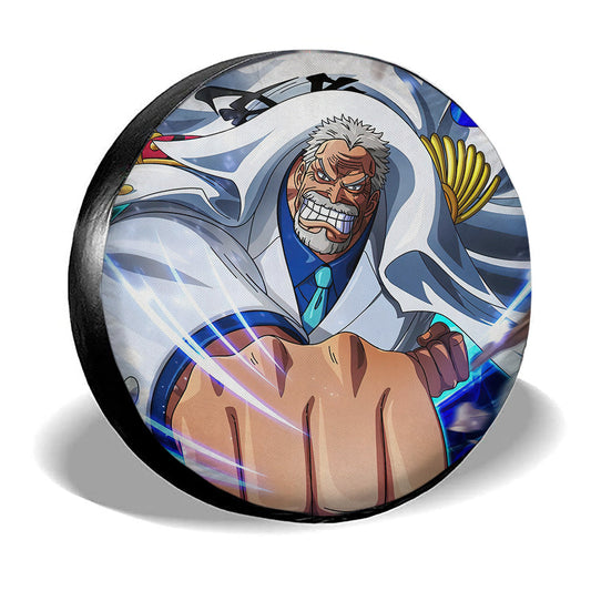 Monkey D. Garp Spare Tire Cover Custom One Piece Anime Car Accessoriess - Gearcarcover - 2