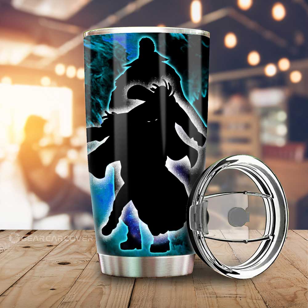 Monkey D. Garp Tumbler Cup Custom One Piece Anime Silhouette Style - Gearcarcover - 1