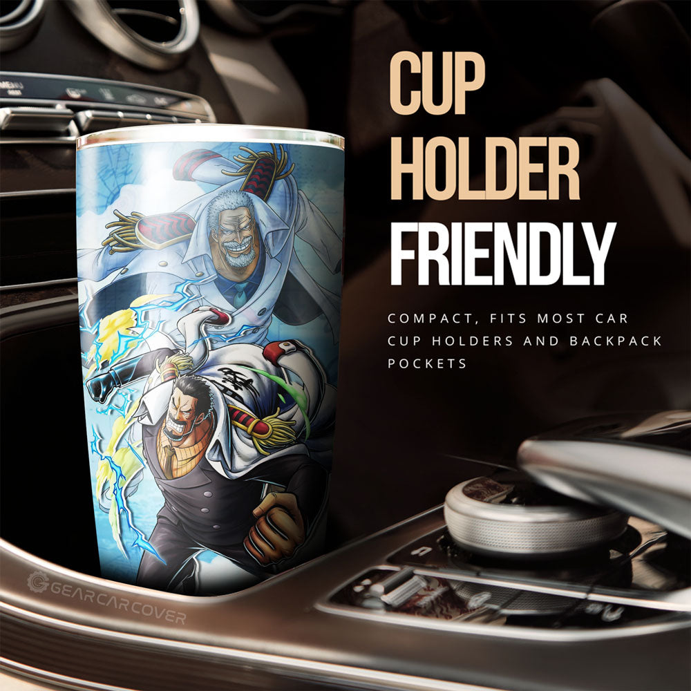 Monkey D. Garp Tumbler Cup Custom One Piece Map Anime Car Accessories - Gearcarcover - 2