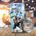 Monkey D. Garp Tumbler Cup Custom One Piece Map Anime Car Accessories - Gearcarcover - 1