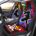 Monkey D. Luffy And Law Car Seat Covers Custom One Piece Anime Silhouette Style - Gearcarcover - 2