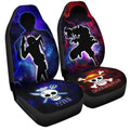 Monkey D. Luffy And Sanji Car Seat Covers Custom One Piece Anime Silhouette Style - Gearcarcover - 3