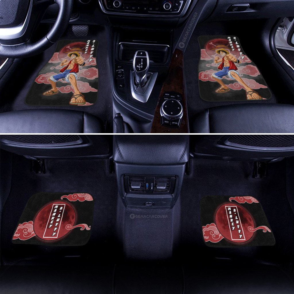Monkey D. Luffy Car Floor Mats Custom Anime One Piece Car Accessories For Anime Fans - Gearcarcover - 3