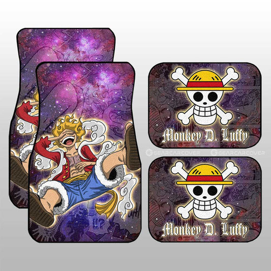 Monkey D. Luffy Car Floor Mats Custom One Piece Anime Car Accessories Manga Galaxy Style - Gearcarcover - 1