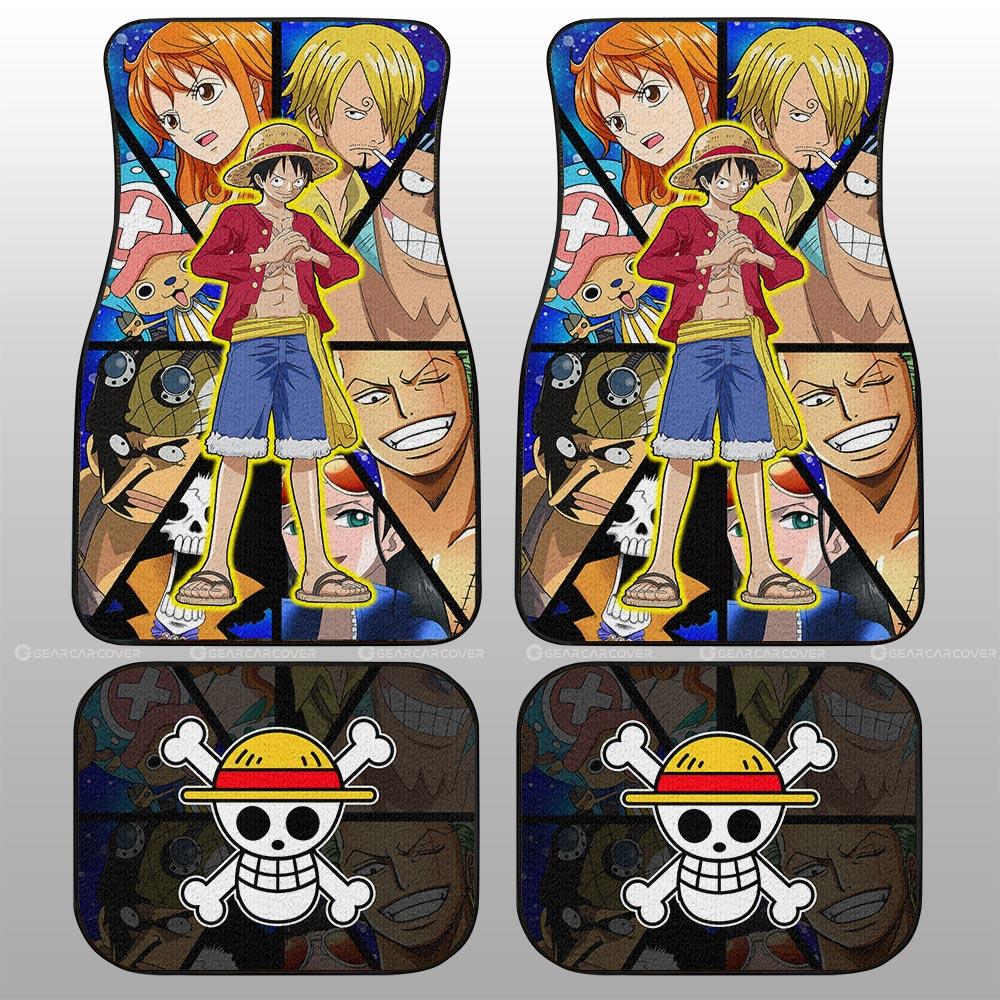 Monkey D. Luffy Car Floor Mats Custom One Piece Anime Car Interior Accessories - Gearcarcover - 2