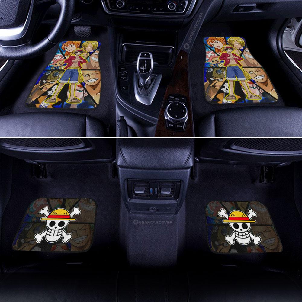 Monkey D. Luffy Car Floor Mats Custom One Piece Anime Car Interior Accessories - Gearcarcover - 3
