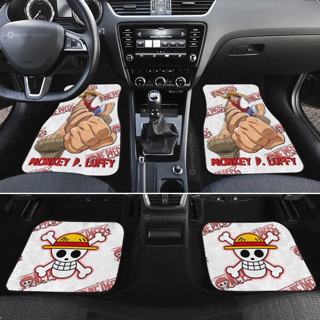 Monkey D. Luffy Car Floor Mats Custom One Piece Anime - Gearcarcover - 2