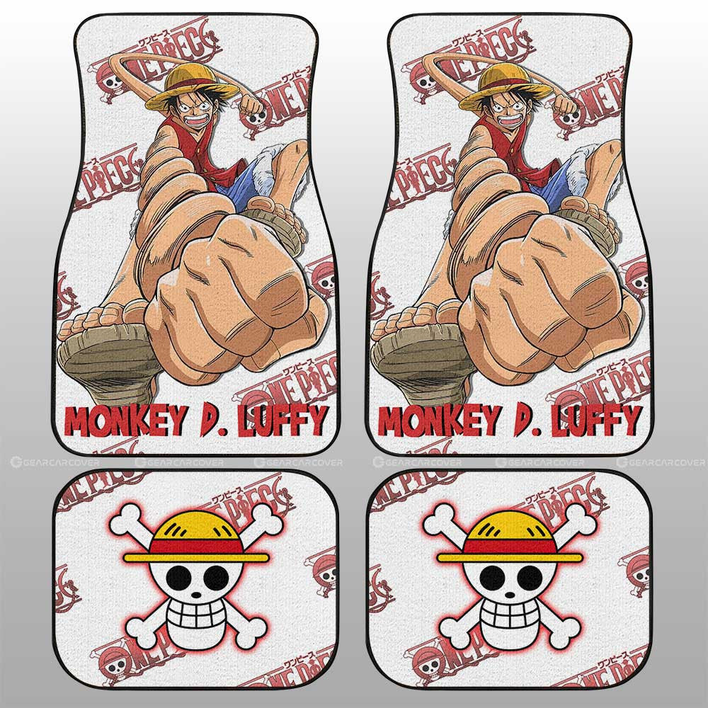 Monkey D. Luffy Car Floor Mats Custom One Piece Anime - Gearcarcover - 1