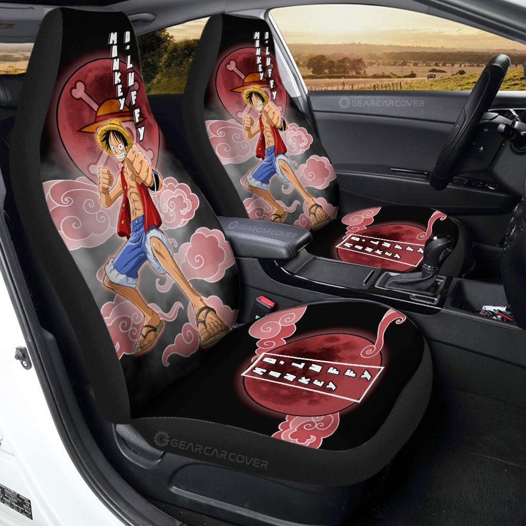 Monkey D. Luffy Car Seat Covers Custom Anime One Piece Car Accessories For Anime Fans - Gearcarcover - 1
