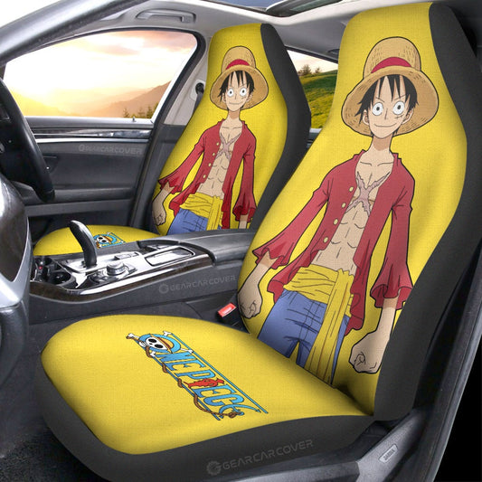 Monkey D. Luffy Car Seat Covers Custom Anime One Pieces - Gearcarcover - 2