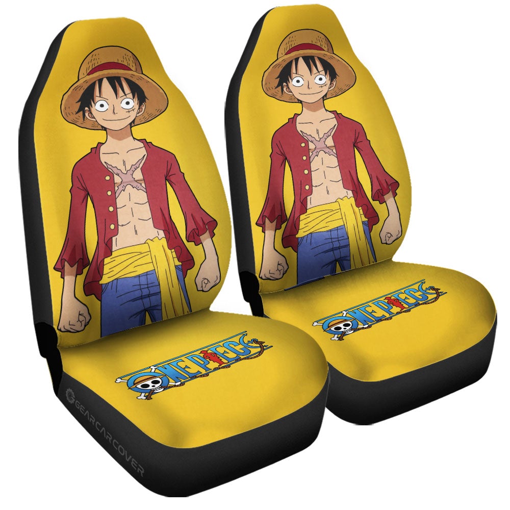 Monkey D. Luffy Car Seat Covers Custom Anime One Pieces - Gearcarcover - 3