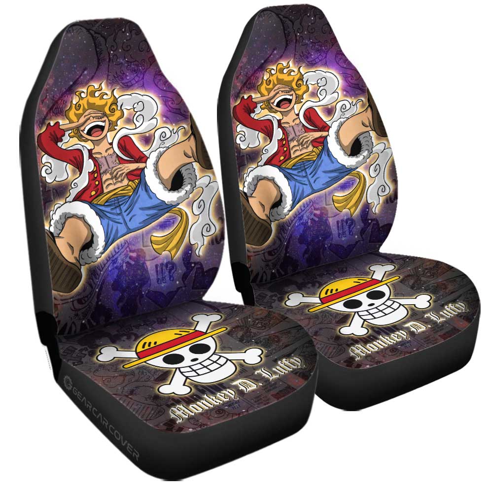 Monkey D. Luffy Car Seat Covers Custom Galaxy Style One Piece Anime Car Accessories - Gearcarcover - 3