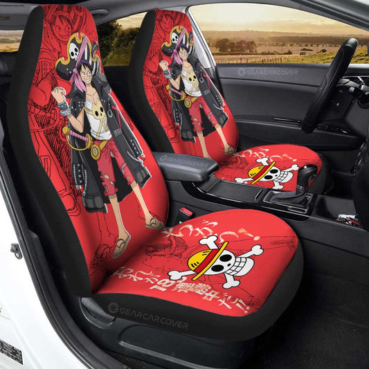 Monkey D. Luffy Car Seat Covers Custom One Piece Anime Car Accessories - Gearcarcover - 2