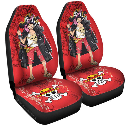 Monkey D. Luffy Car Seat Covers Custom One Piece Anime Car Accessories - Gearcarcover - 1