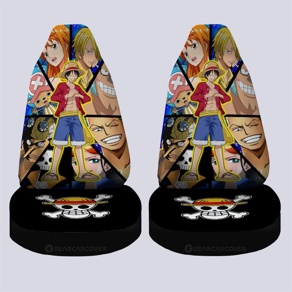 Monkey D. Luffy Car Seat Covers Custom One Piece Anime Car Interior Accessories - Gearcarcover - 4