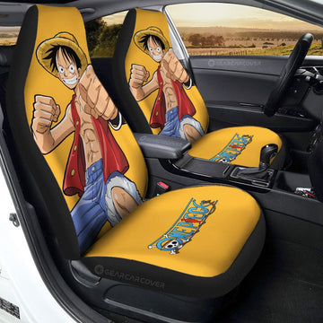 Monkey D. Luffy Car Seat Covers Custom One Piece Anime - Gearcarcover - 1